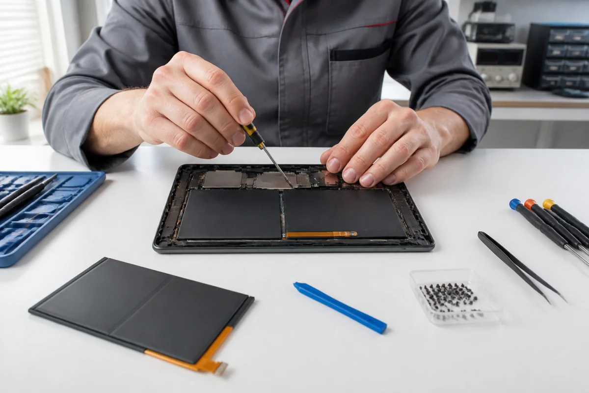 Remplacement de batterie pour tablette tactile